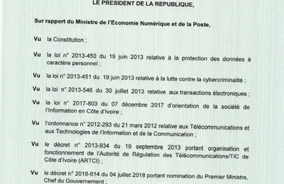 DÉCRET N° 2020-128 DU 29 JANVIER 2020 PORTANT CRÉATION, ORGANISATION ET FONCTIONNEMENT DU CENTRE NATIONAL DE VEILLE ET DE RÉPONSE AUX INCIDENTS DE SÉCURITÉ INFORMATIQUE DÉNOMMÉ CI-CERT